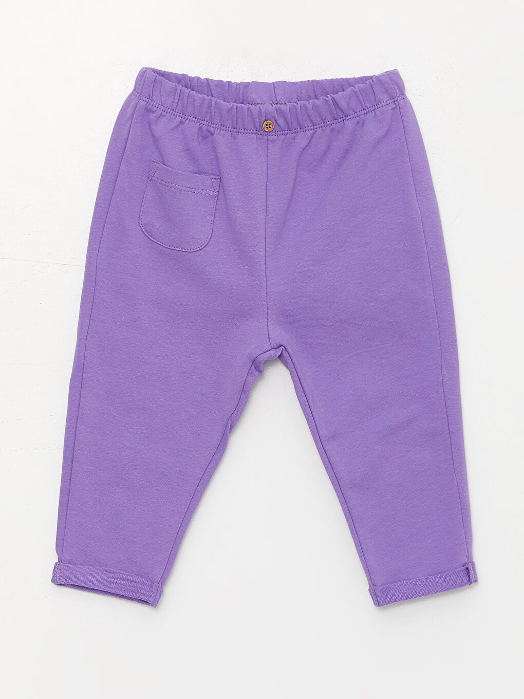 Ekru Bisiklet Yaka Uzun Kollu Baskılı Kız Bebek Sweatshirt ve Eşofman Alt 2'li Takım-3