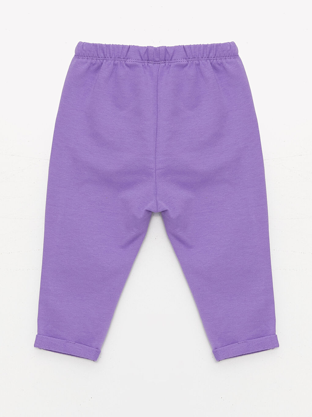 Ekru Bisiklet Yaka Uzun Kollu Baskılı Kız Bebek Sweatshirt ve Eşofman Alt 2'li Takım-4