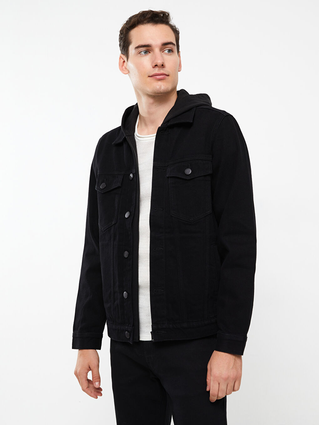 LCW Jeans Standard Fit Men's Denim Jacket -W3AS90Z8-326