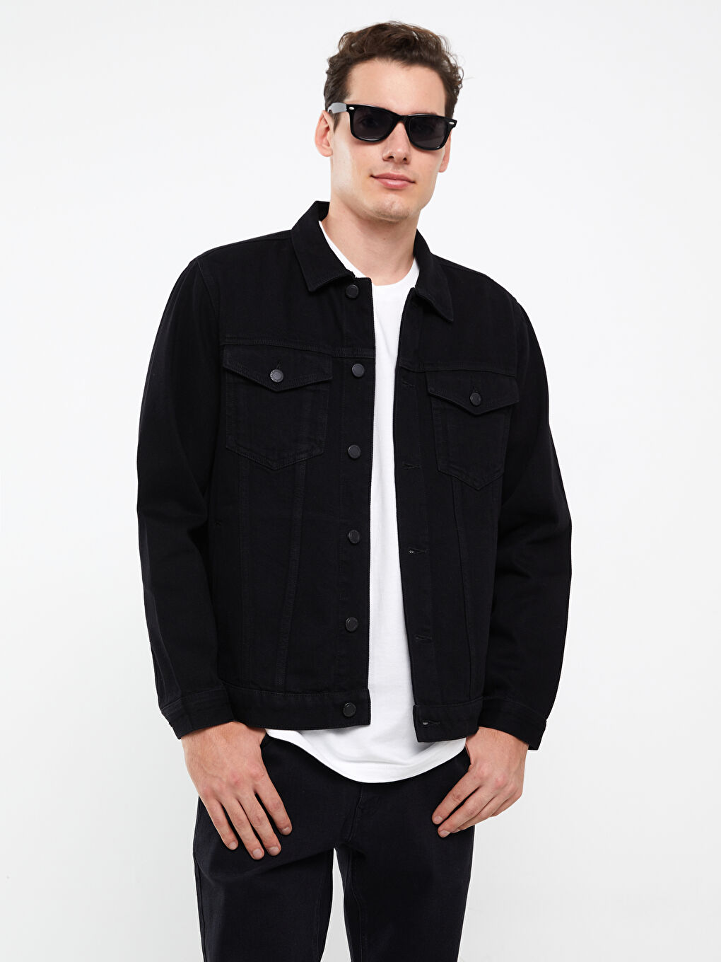 LCW Jeans Jakna od teksasa standardnog kroja za muškarce -W3AS91Z8-326