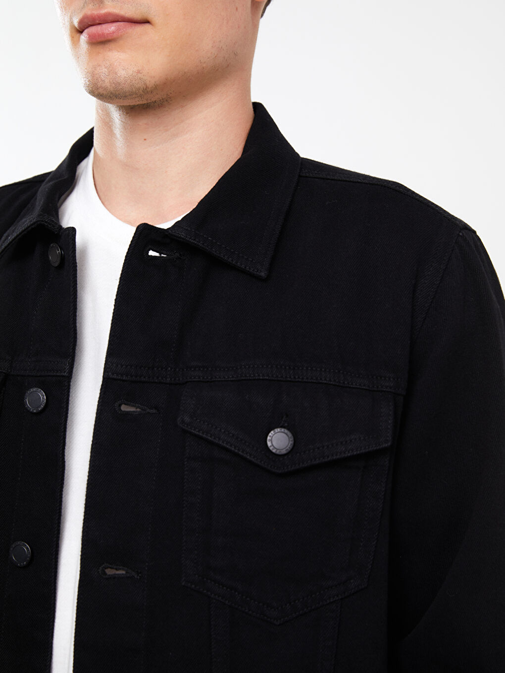 LCW Jeans Jakna od teksasa standardnog kroja za muškarce -W3AS91Z8-326