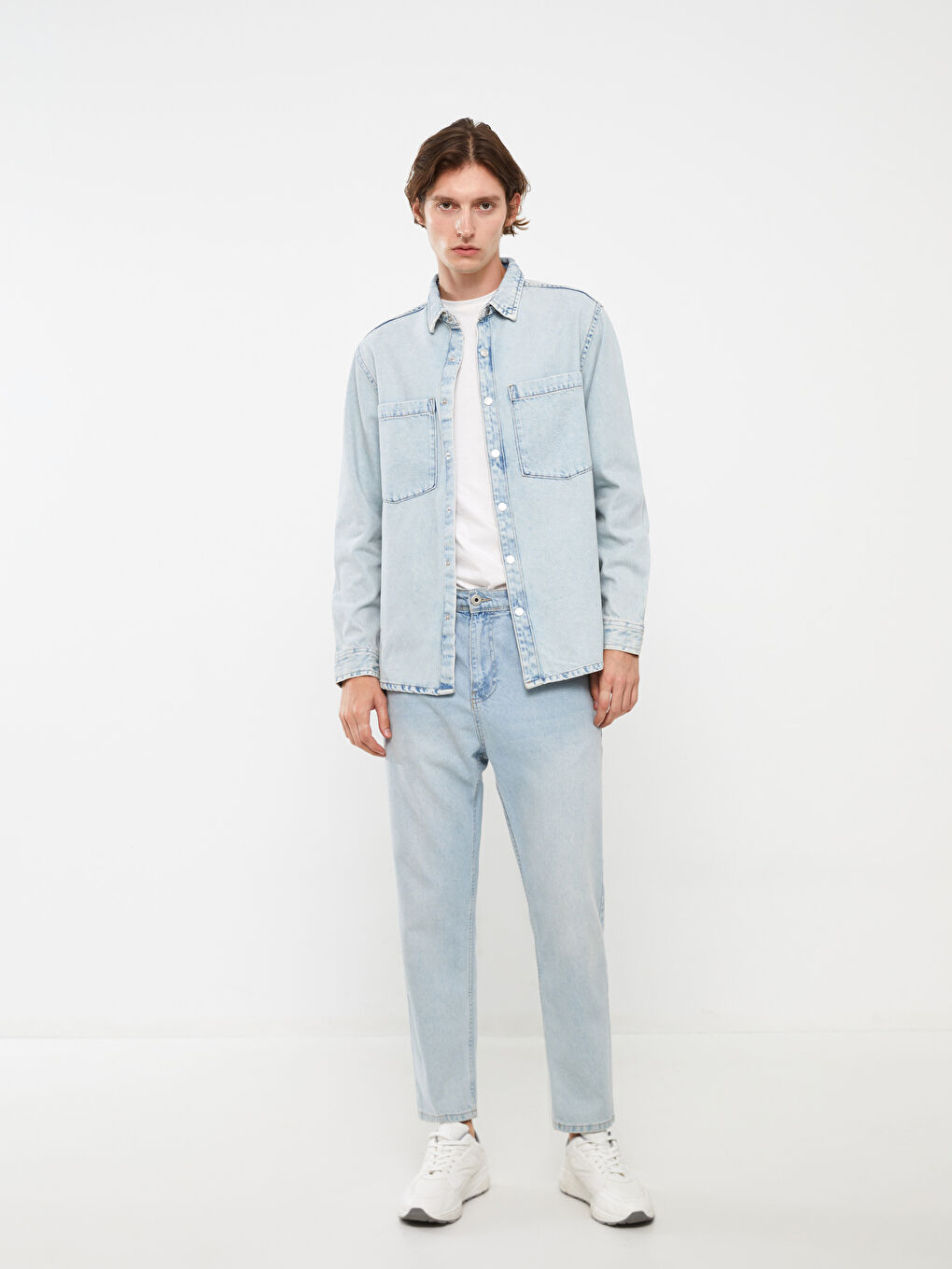 LCW Jeans Jakna od teksasa standardnog kroja za muškarce -W3AT12Z8-311
