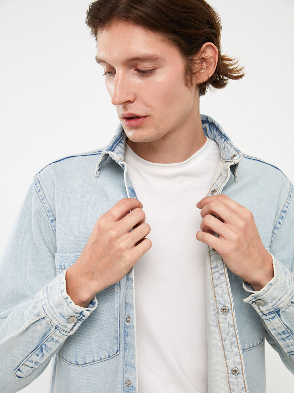 LCW Jeans Jakna od teksasa standardnog kroja za muškarce -W3AT12Z8-311