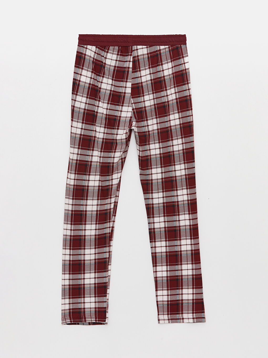 რეგულარული მორგება პლედი მამაკაცის პიჟამა ქვედაბოლო-5