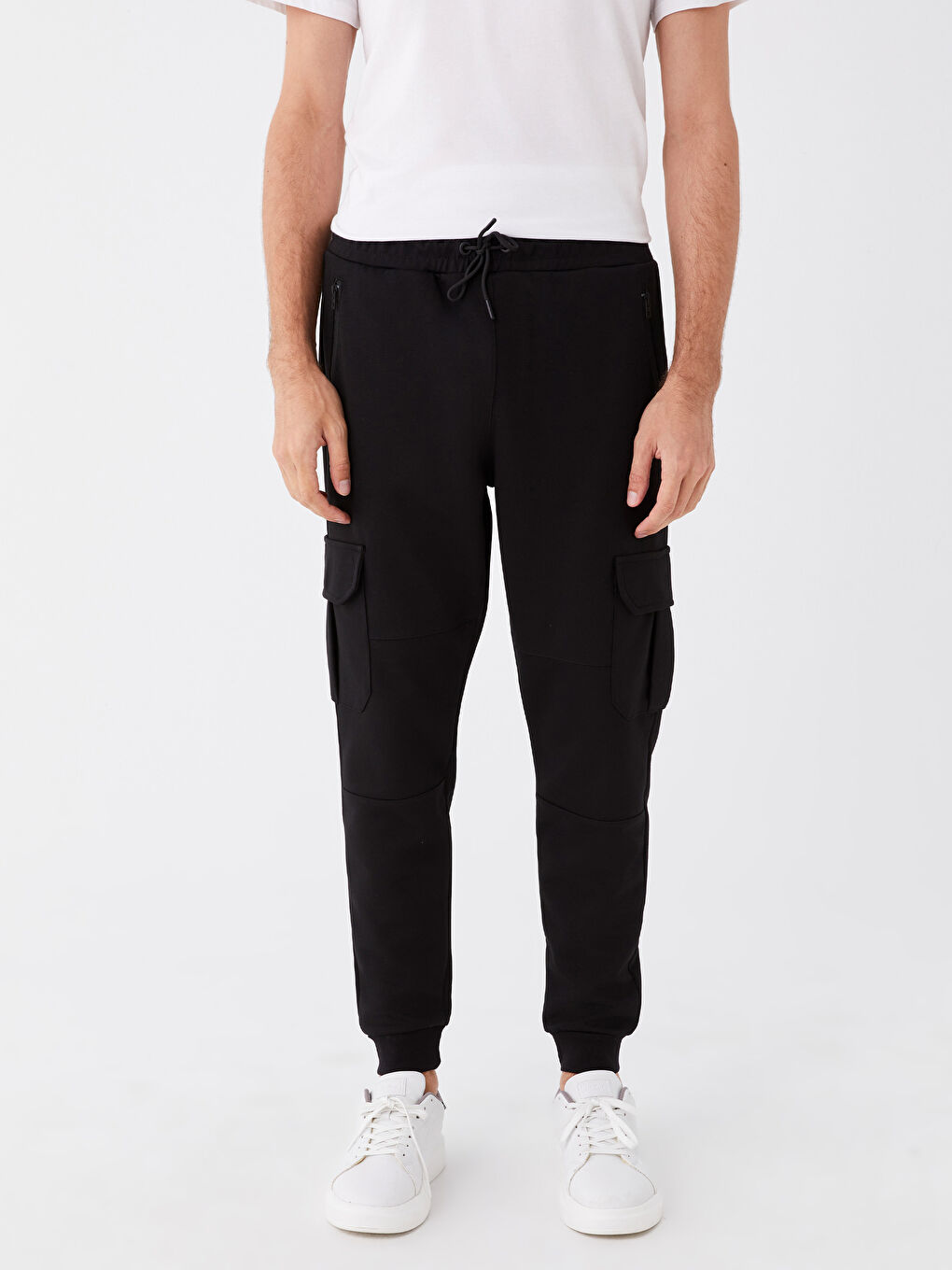 LCW Casual Yeni Siyah Slim Fit Erkek Jogger Eşofman Altı - 3