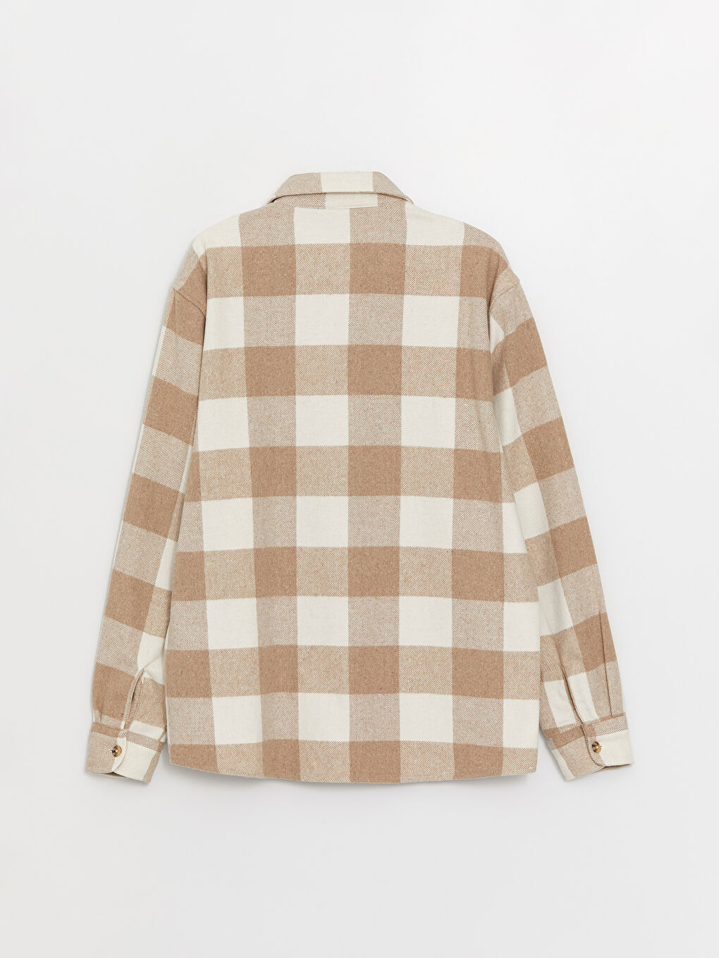 کراس فڵانێل قۆڵ درێژ چوارخانە فیتی ڕاحەت بۆ پیاوان-6