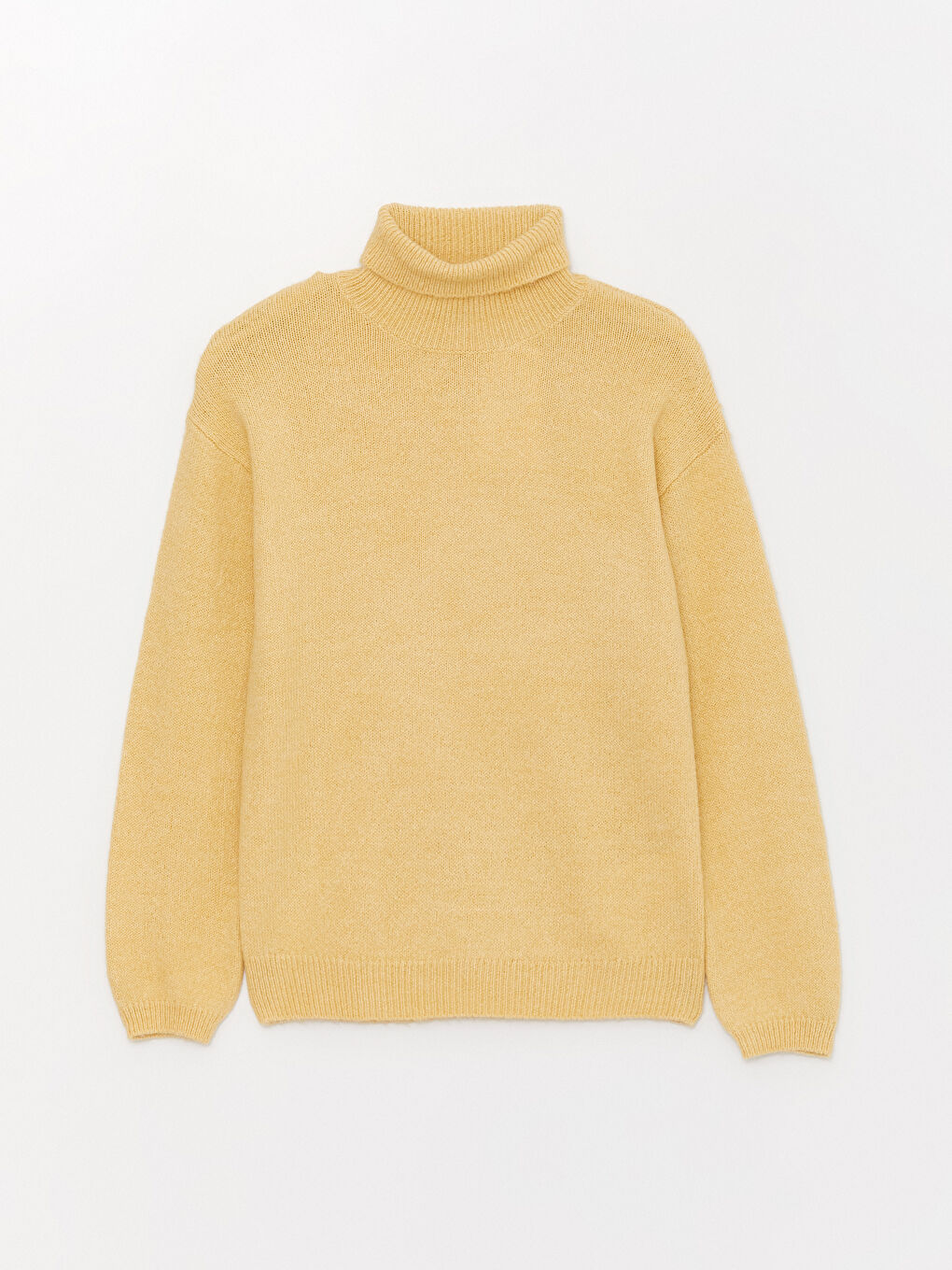 LCW Kids Turtleneck Basic Long Sleeve Girls' Knitwear Sweater -W3AU14Z4-G4Q