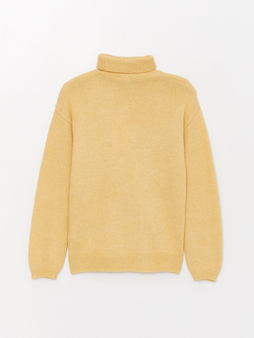 LCW Kids Turtleneck Basic Long Sleeve Girls' Knitwear Sweater -W3AU14Z4-G4Q