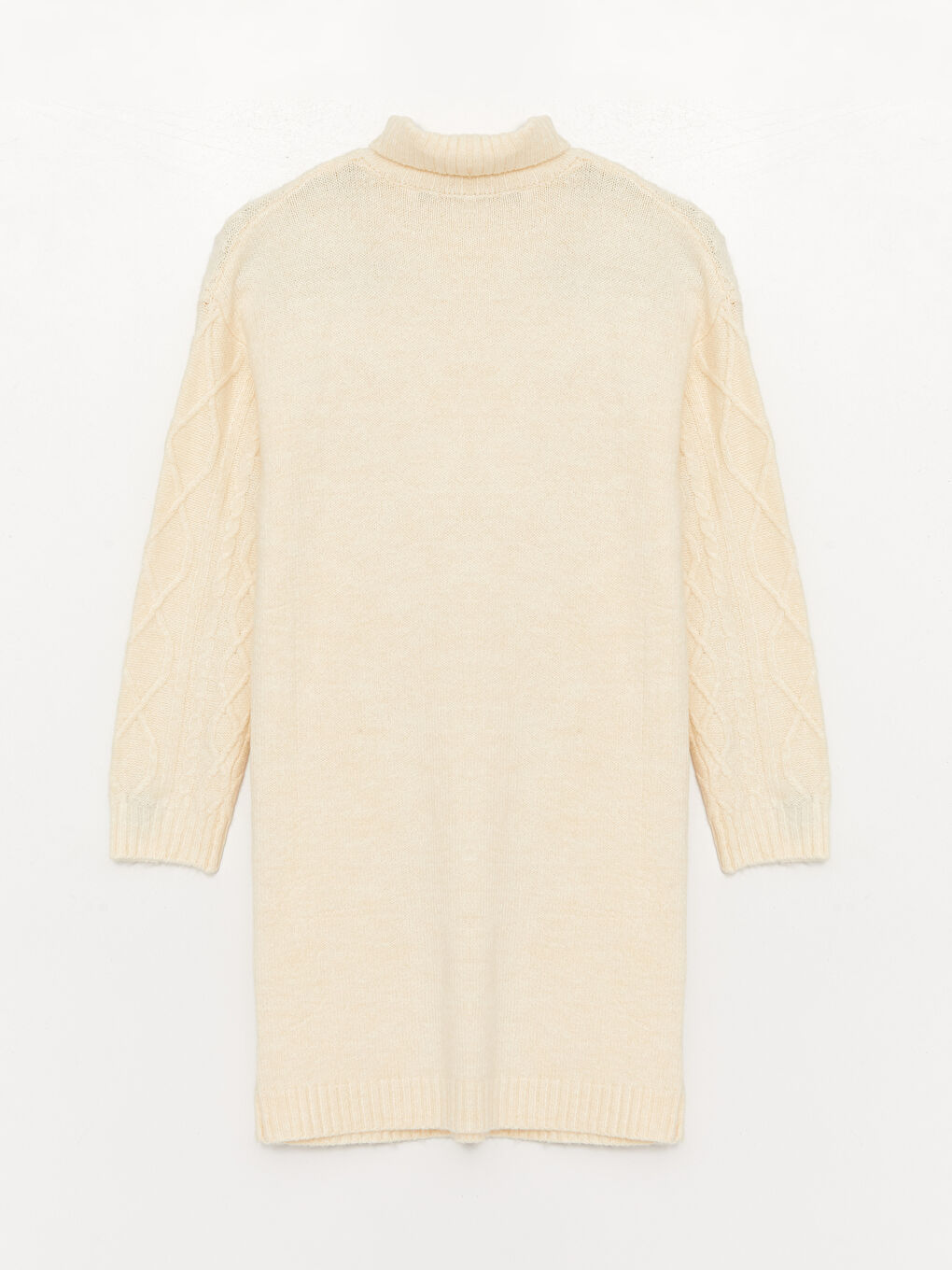 LCW Kids Turtleneck Long Sleeve Girl's Knitwear Dress -W3AU28Z4-FRC