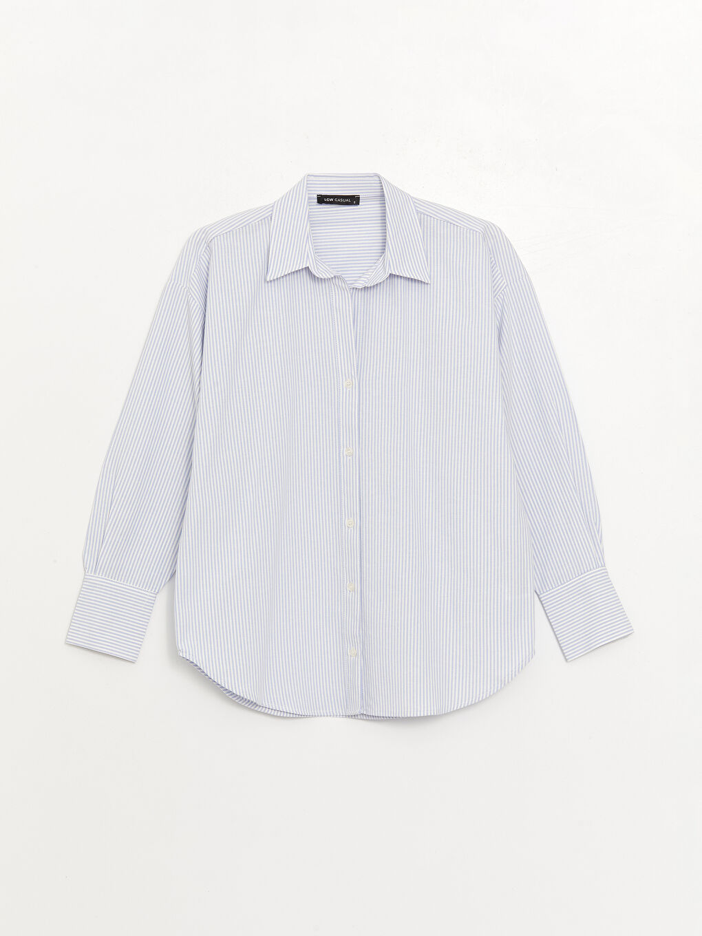 Chemise Rayée à Manches Longues pour Femmes-5