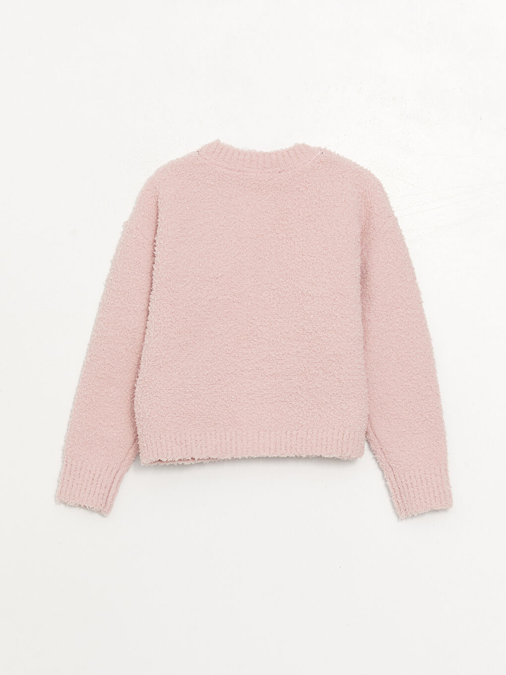 SOUTHBLUE Rundhalsausschnitt Basic Langarm Strickjacke für Mädchen -W3AU71Z4-FKK