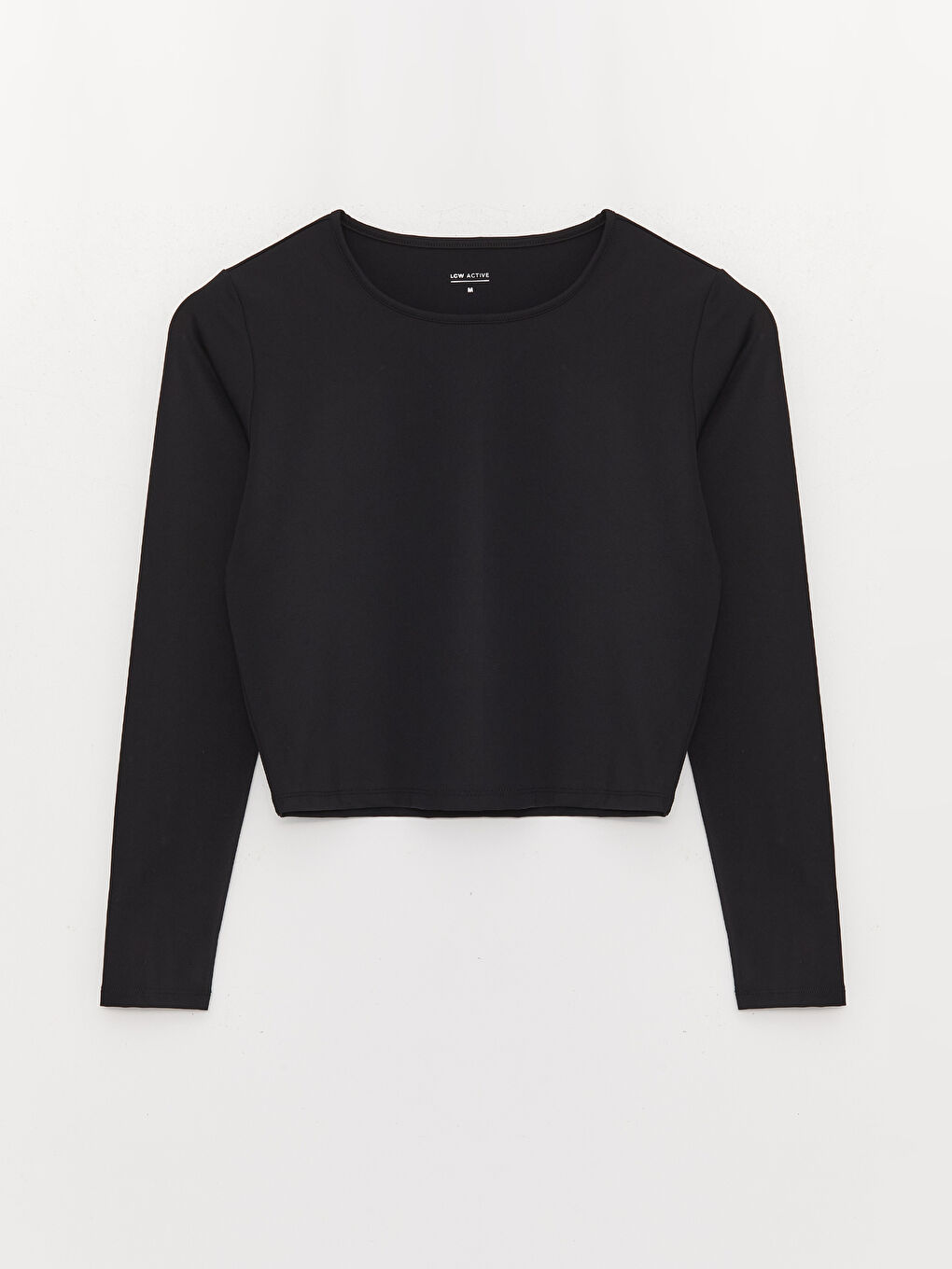 LCW SPORT Crew Neck Straight Long Sleeve Women's Sports T-Shirt -W3AV32Z8-CVL