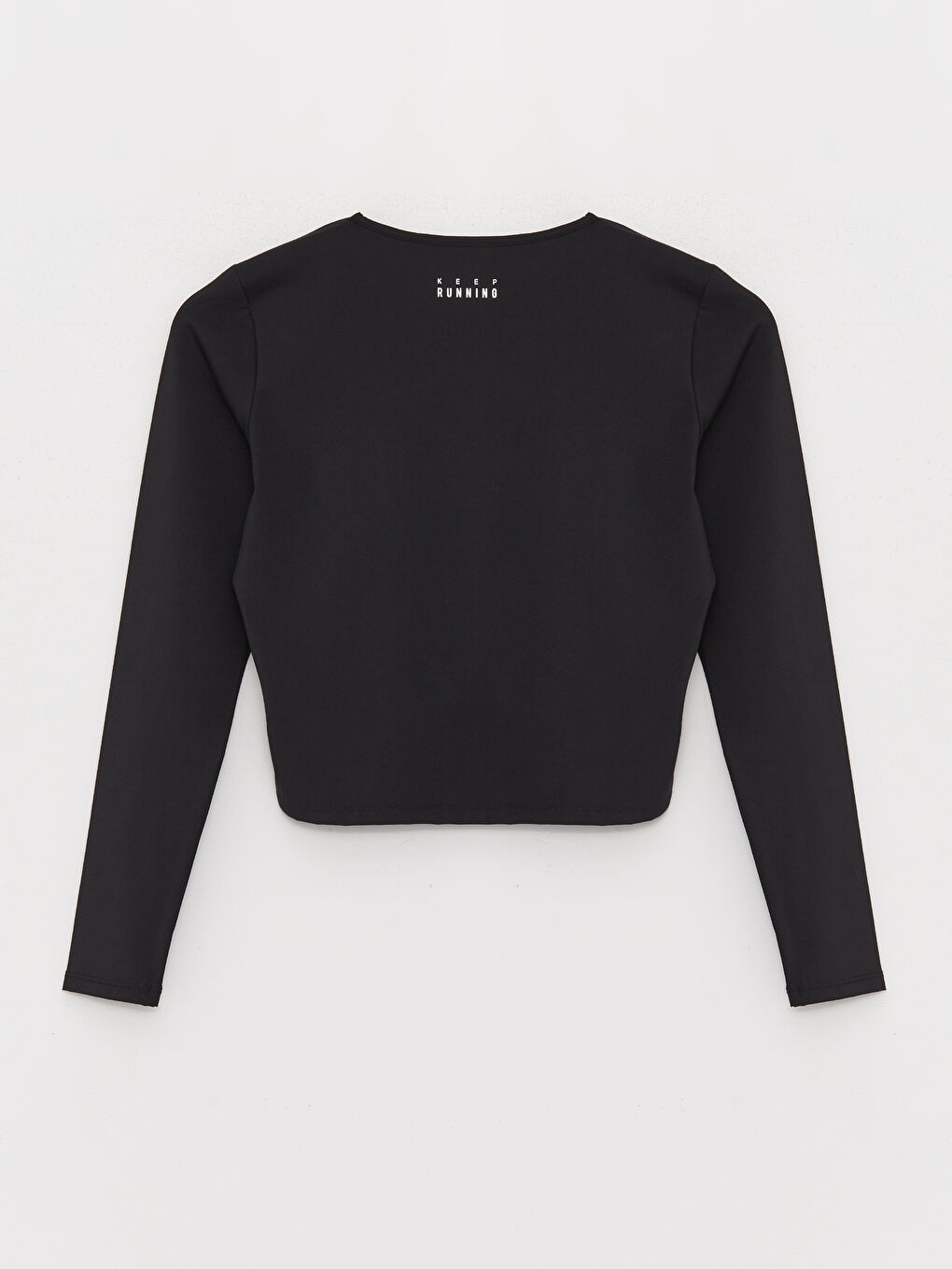 LCW SPORT Crew Neck Straight Long Sleeve Women's Sports T-Shirt -W3AV32Z8-CVL