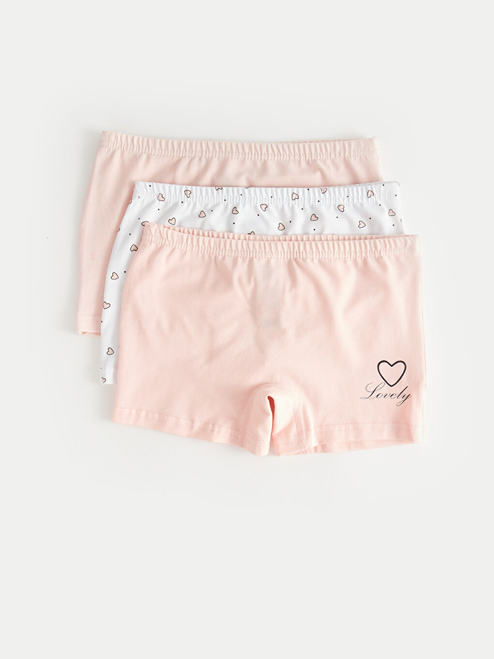 Printed Cotton Girls' Boxer 3-pack