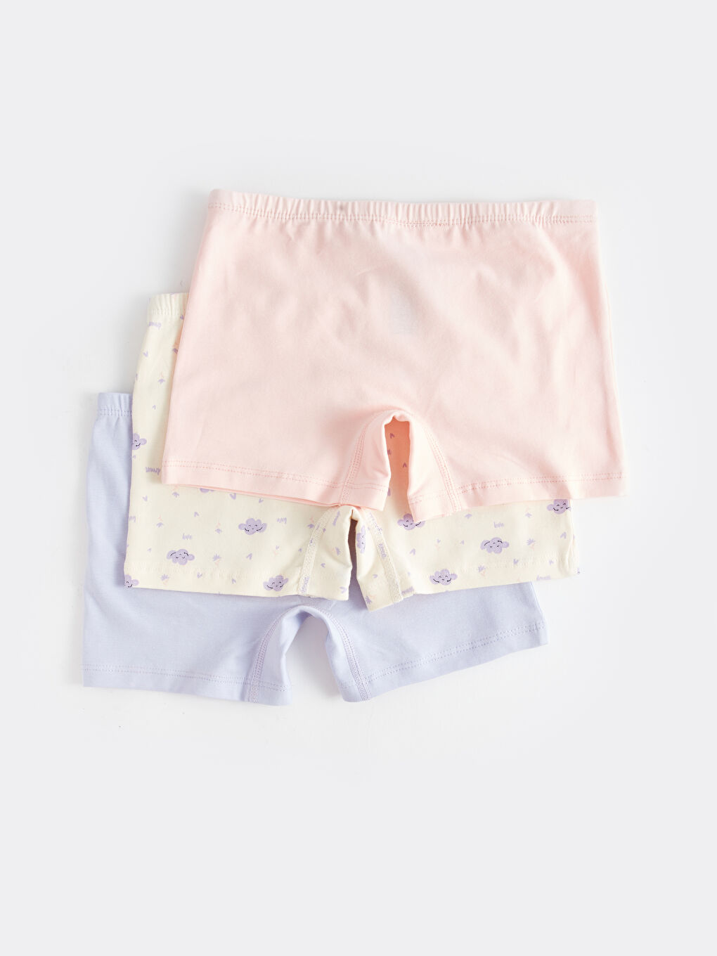 ნაბეჭდი გოგონებისთვის ბოქსერ საცვლები 3-ცალიანი პაკეტი-1