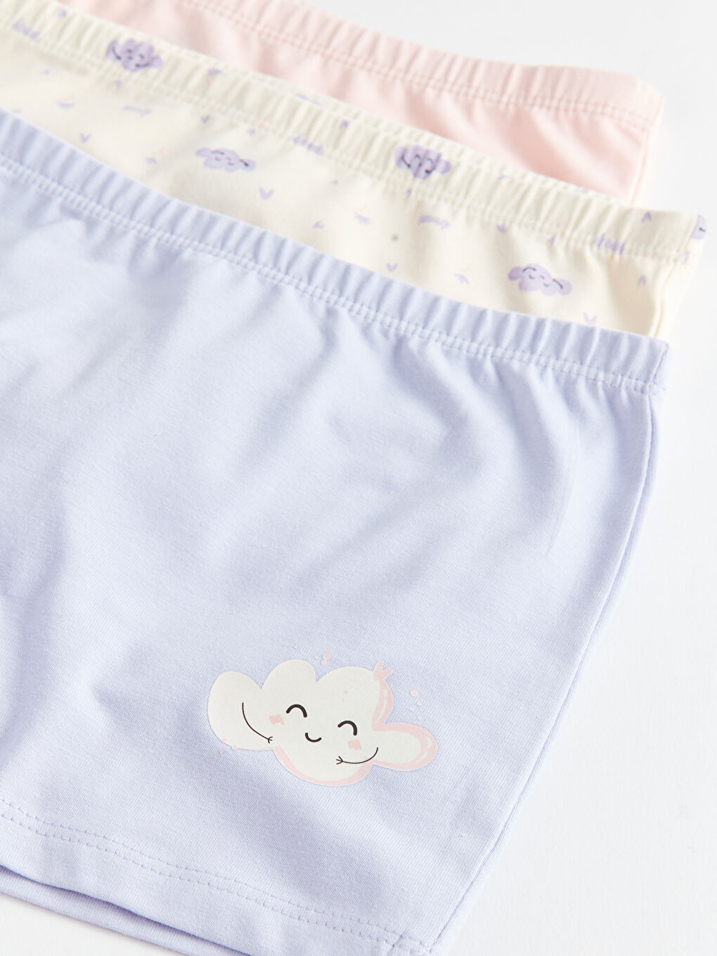 ნაბეჭდი გოგონებისთვის ბოქსერ საცვლები 3-ცალიანი პაკეტი-2