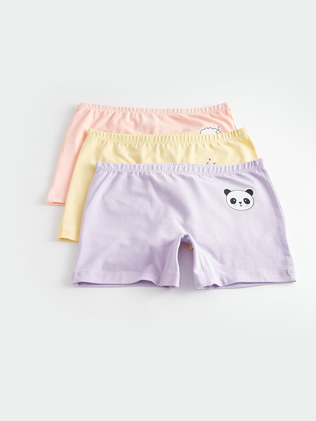 Printed Cotton Girls' Boxer 3-pack