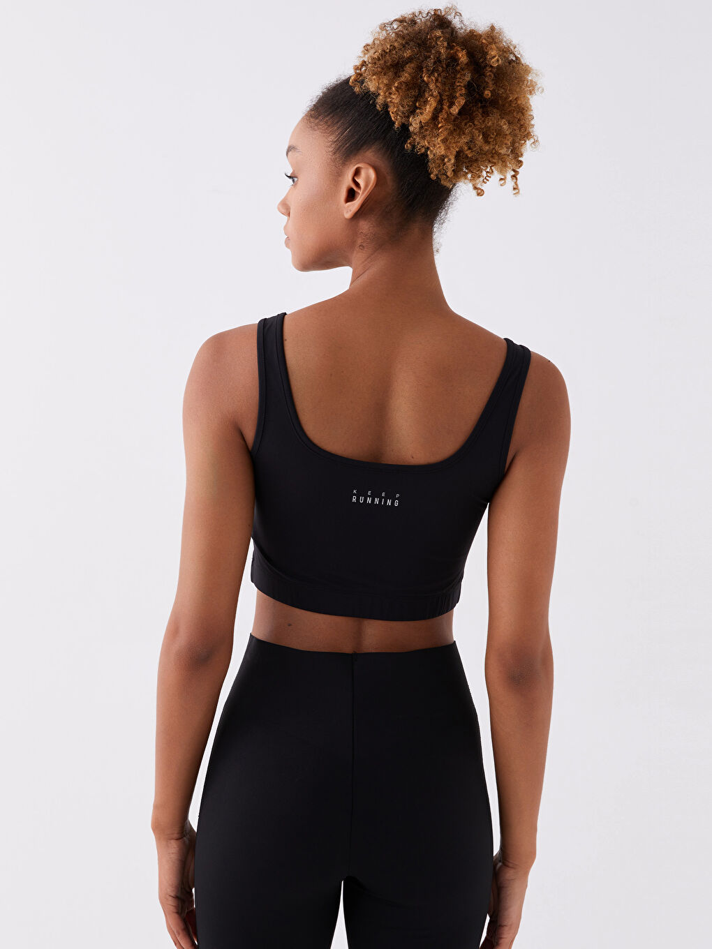 LCW SPORT Women's U Neck Plain Sports Bustier -W3AV80Z8-CVL
