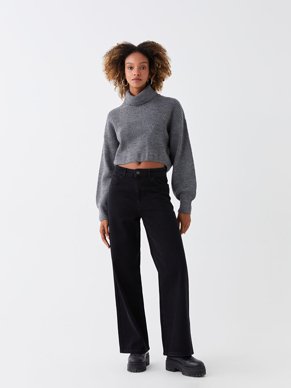 LCW Jeans Wideleg Women's Jeans -W3AV85Z8-327