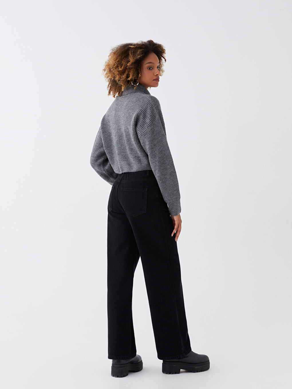 LCW Jeans Wideleg Women's Jeans -W3AV85Z8-327