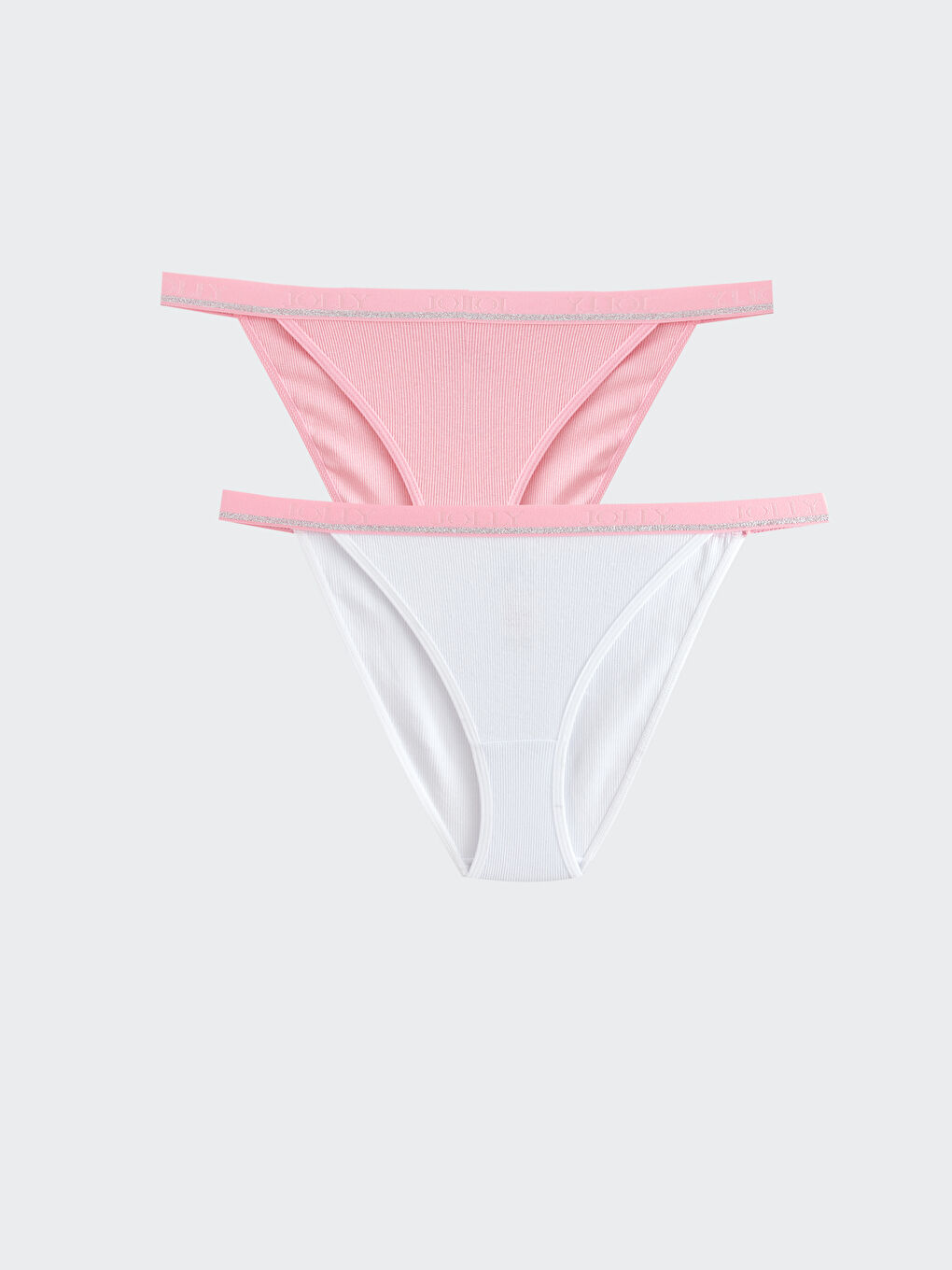 LCW Young Pembe Düz Bikini Külot 2'li Paket