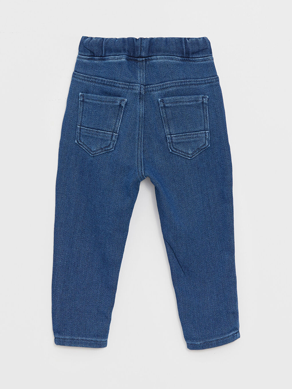 LCW baby Orta İndigo Rodeo Beli Lastikli Basic Erkek Bebek Jean Pantolon - 2