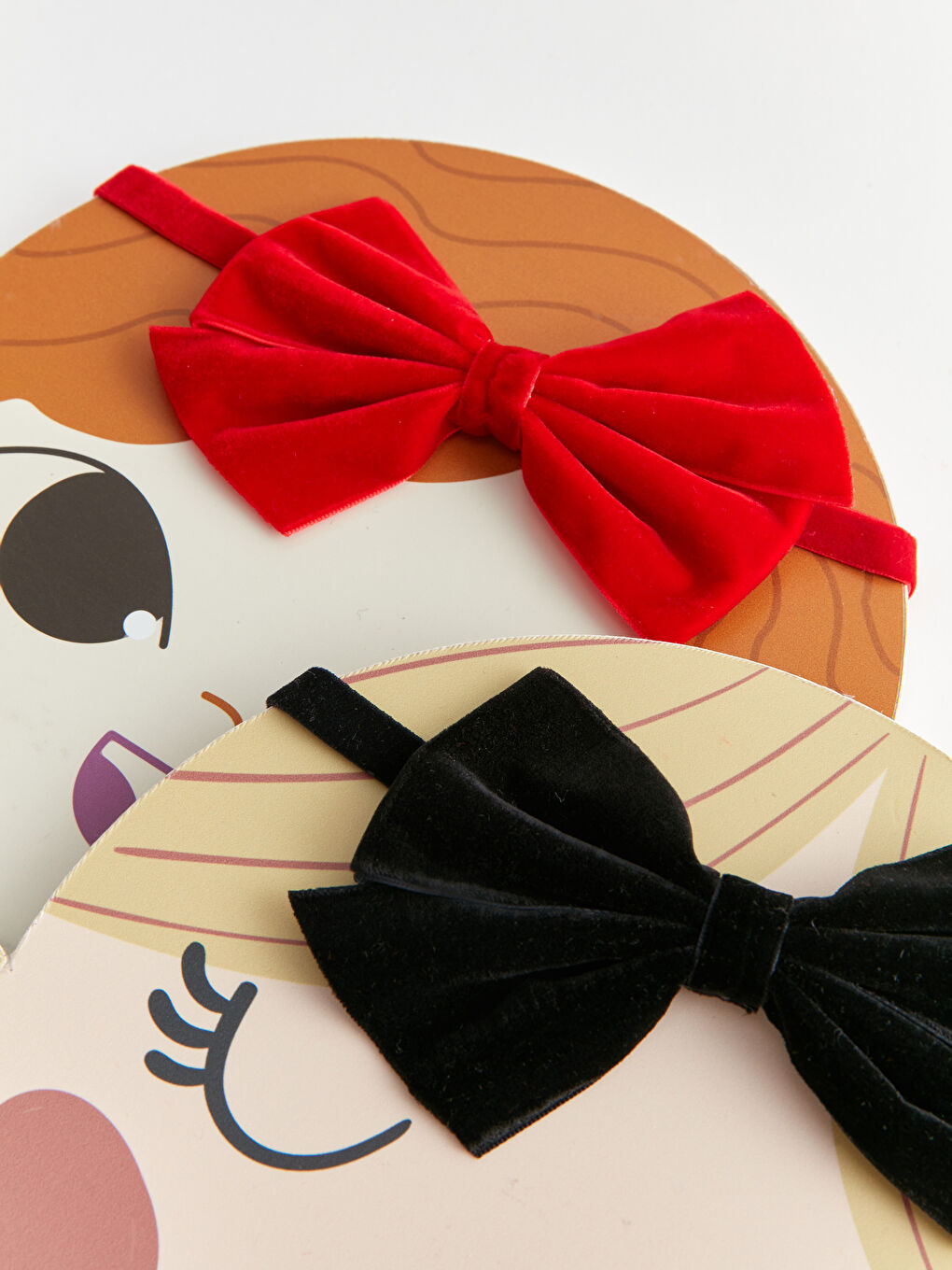 LCW baby Bow Detail Baby Girls' Hairband 2 Pack -W3AY44Z1-HLG