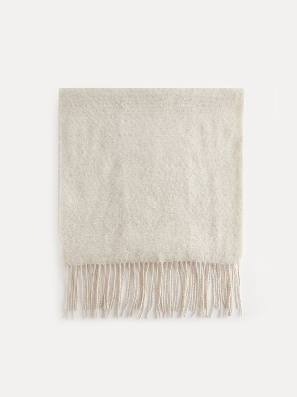 Plain Tasseled Women's Scarf-3