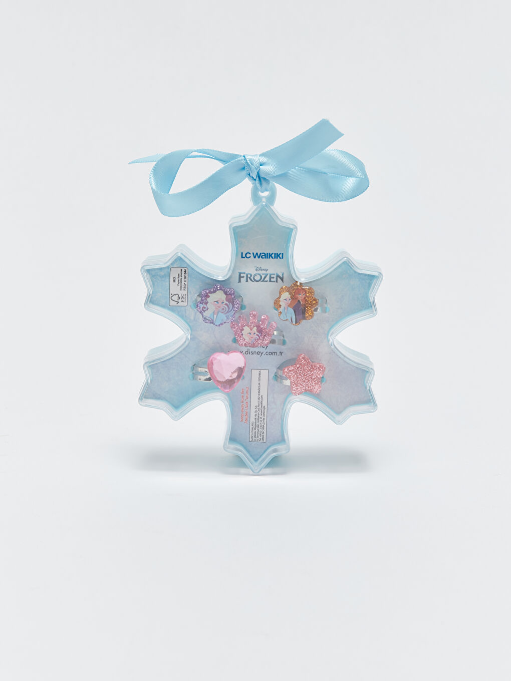 Karışık Kız Çocuk Frozen Yüzük Seti 5'li