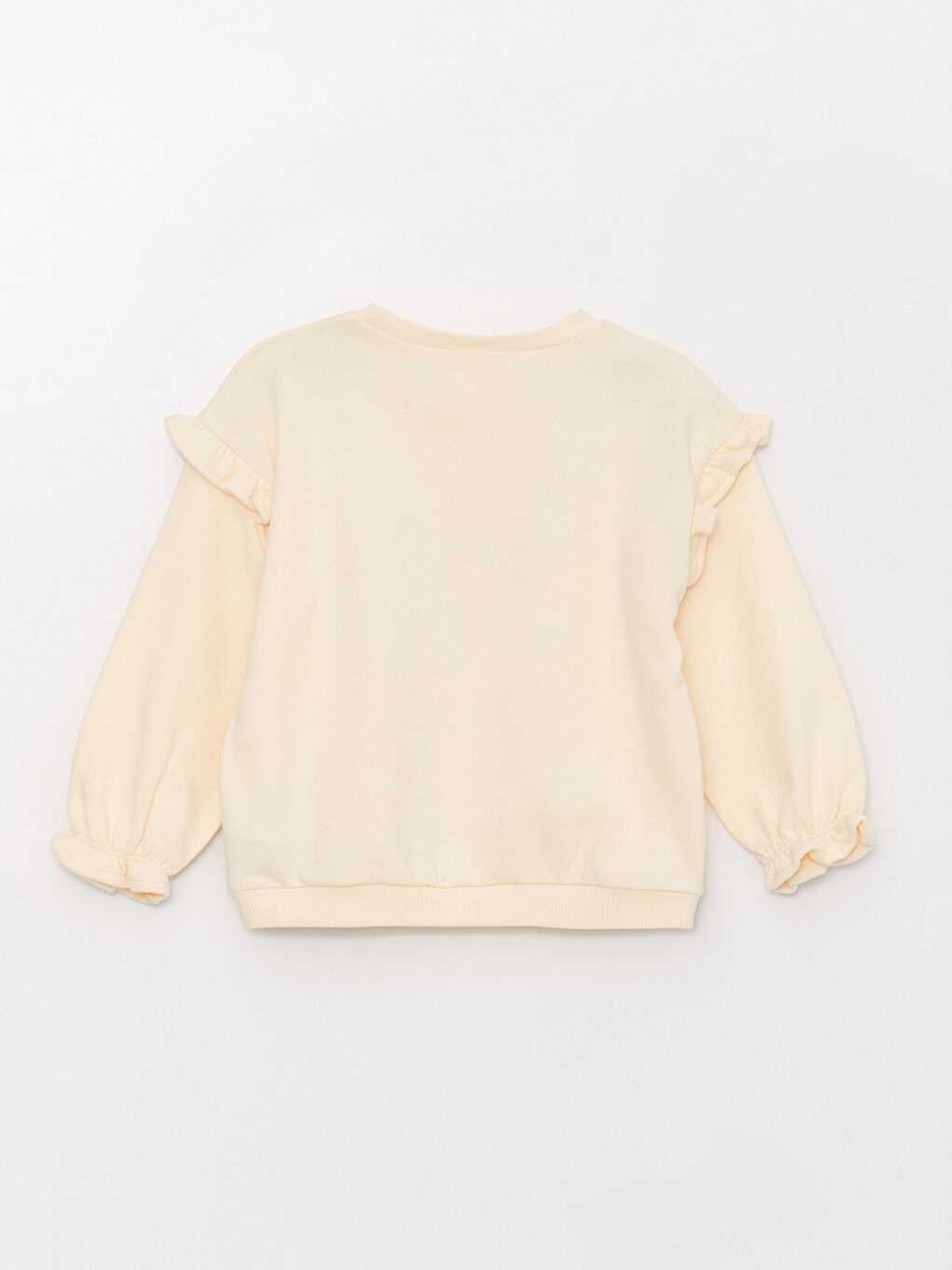 Hanorac pentru Bebeluși Fete cu Guler Rotund, Mânecă Lungă, Imprimat-1