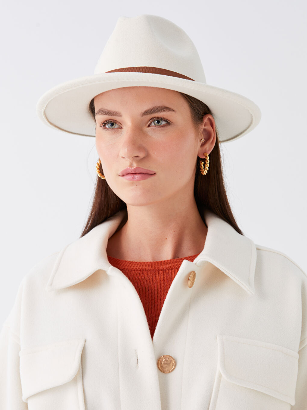 LCW ACCESSORIES Cachet Women's Fedora Hat -W3BA89Z8-FDV