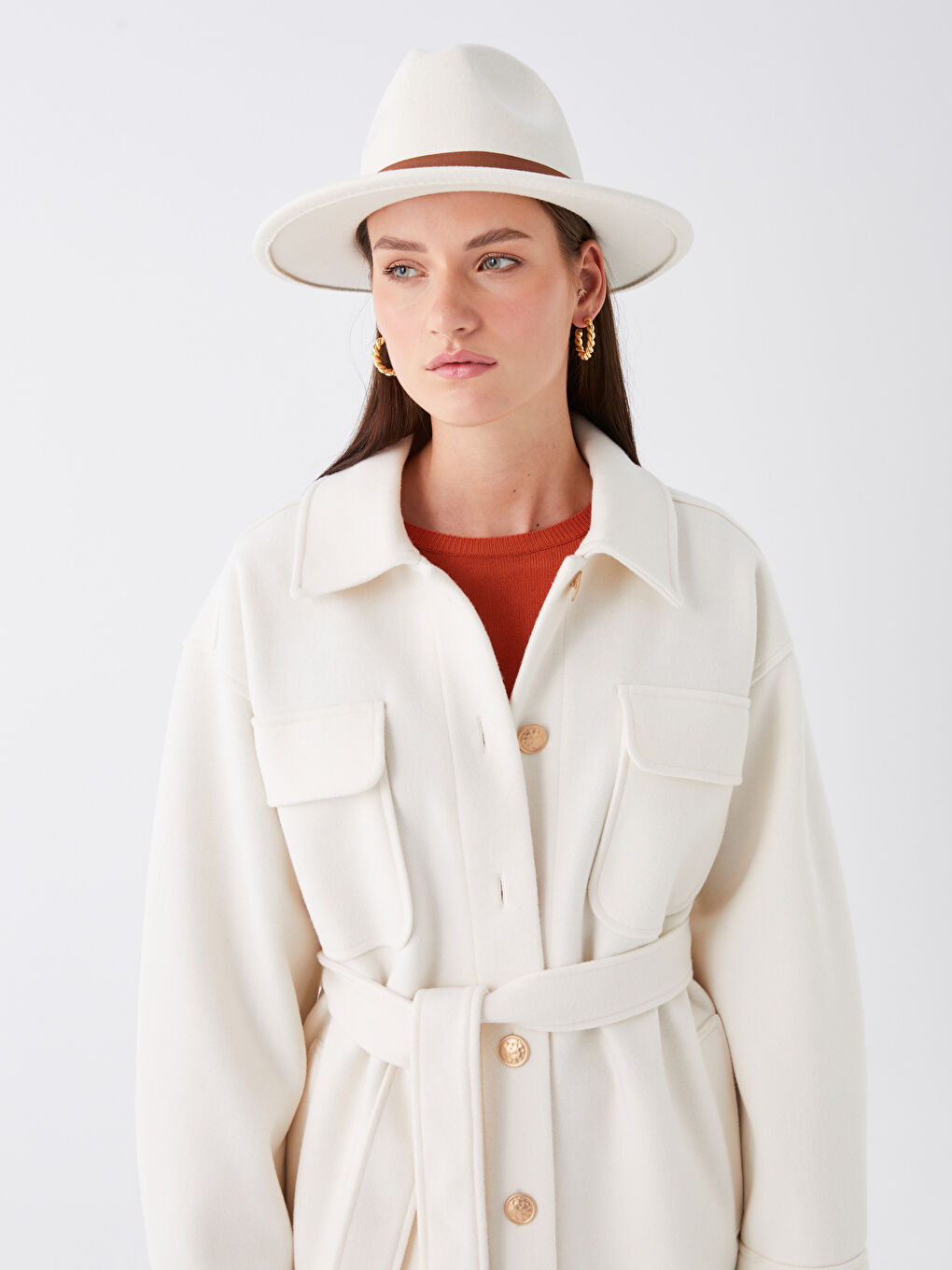 LCW ACCESSORIES Cachet Women's Fedora Hat -W3BA89Z8-FDV