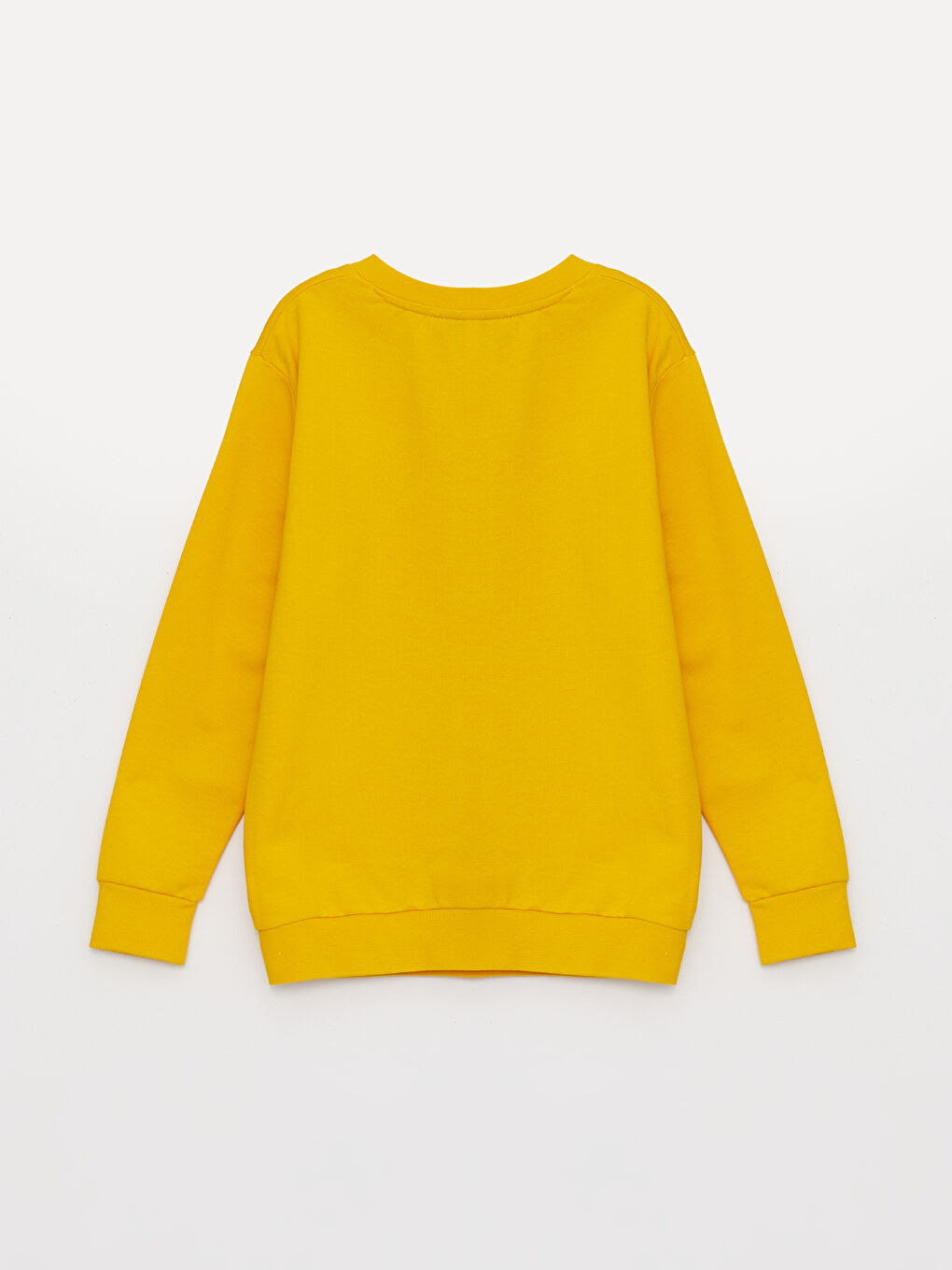 LCW Kids Sarı Bisiklet Yaka Pikachu Baskılı Uzun  Kollu Erkek Çocuk Sweatshirt - 1