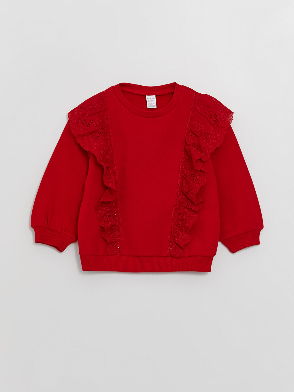 Crew Neck Baby Girls' Sweatshirt-2