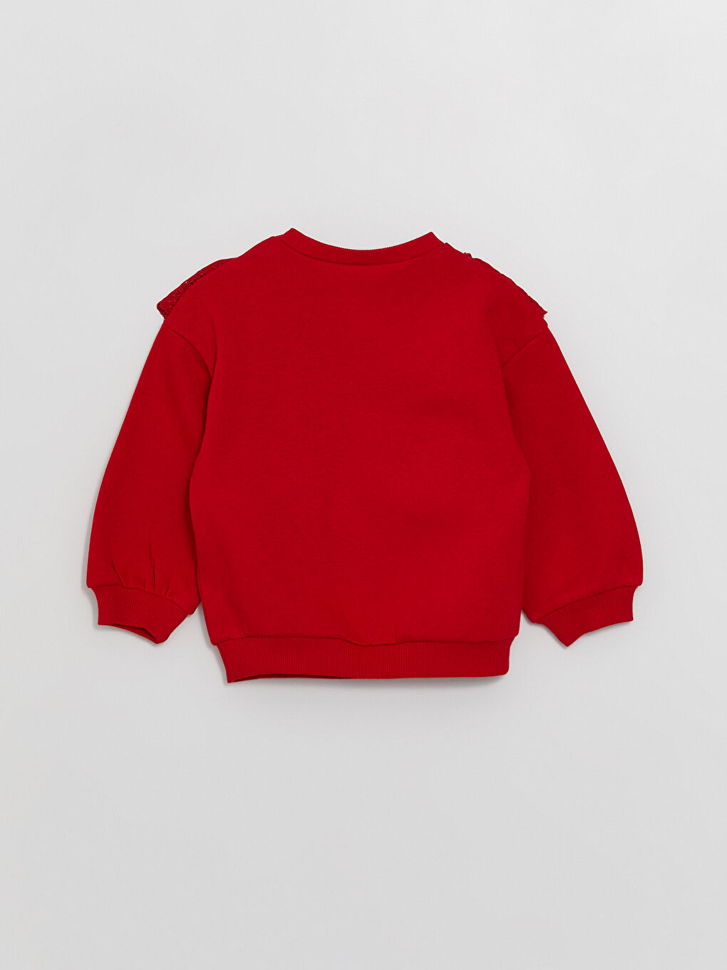 Crew Neck Baby Girls' Sweatshirt-4