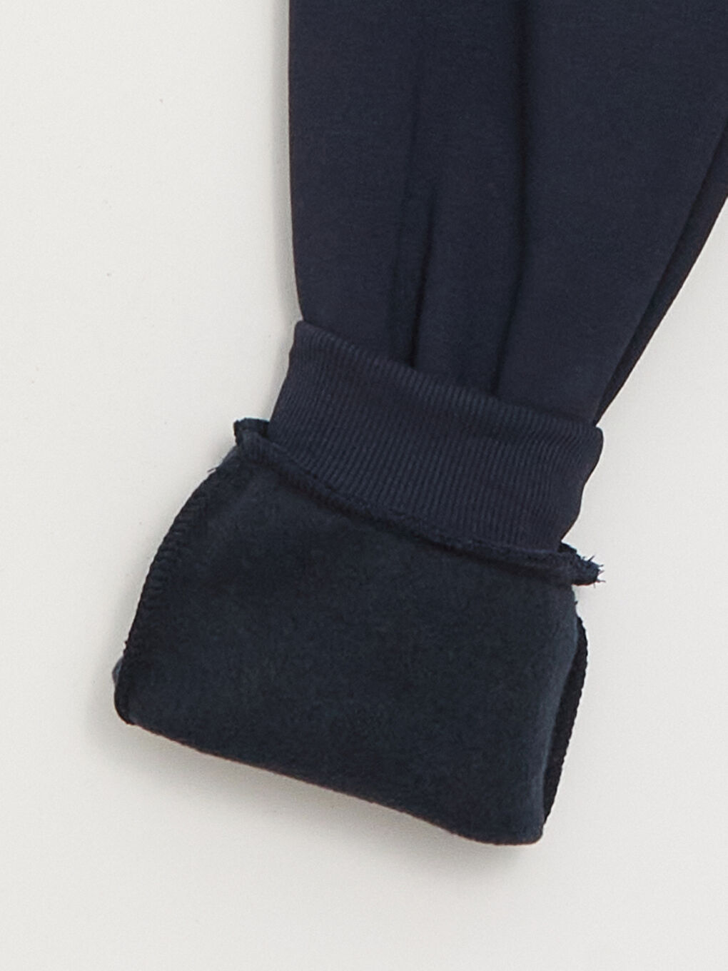 Lacivert Slim Fit Erkek Kalın Jogger Eşofman Altı-7