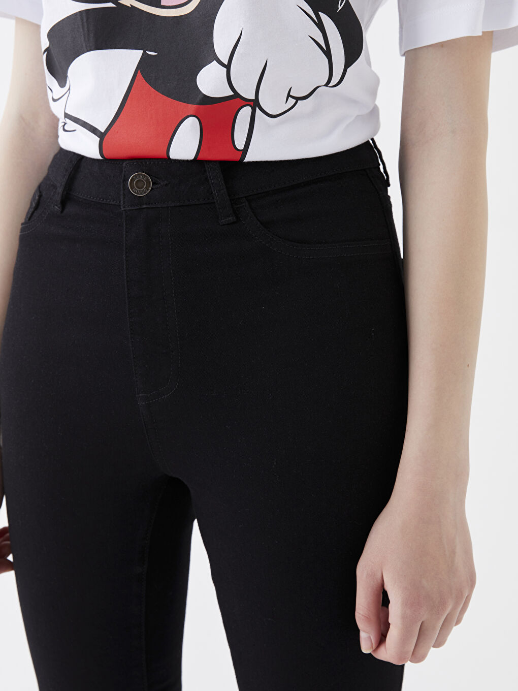 High Waist Mercury Skinny Fit Women's Jean Pants-3