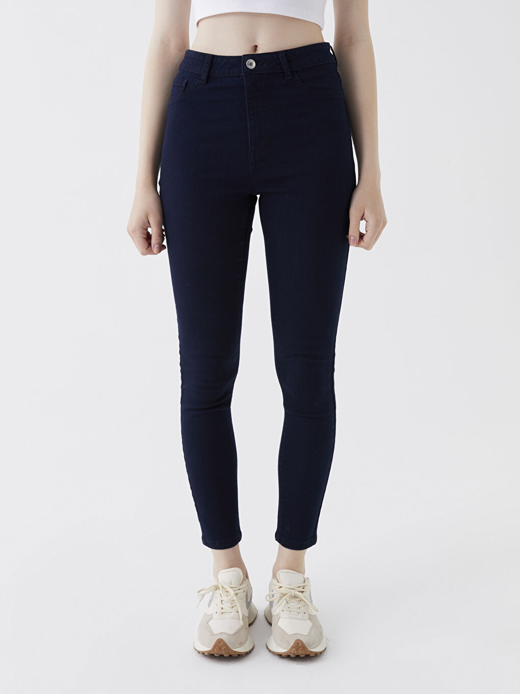 High Waist Mercury Skinny Fit Women's Jean Pants-1