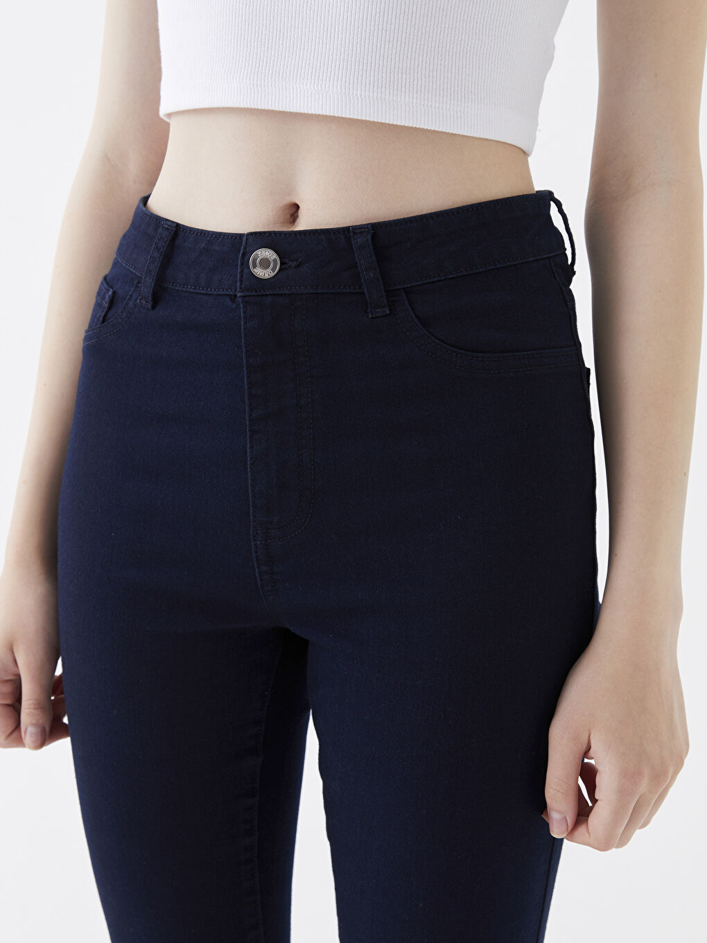 High Waist Mercury Skinny Fit Women's Jean Pants-3