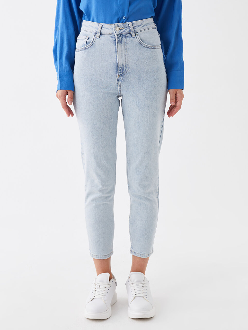 Jean Coupe Maman pour Femmes-2