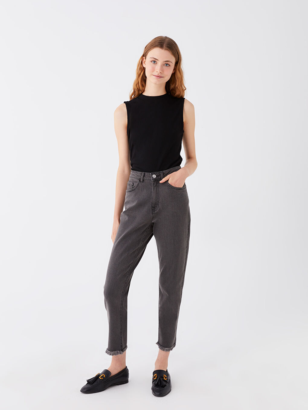 Mom Fit Women's Jeans -W3BC30Z8-GRD