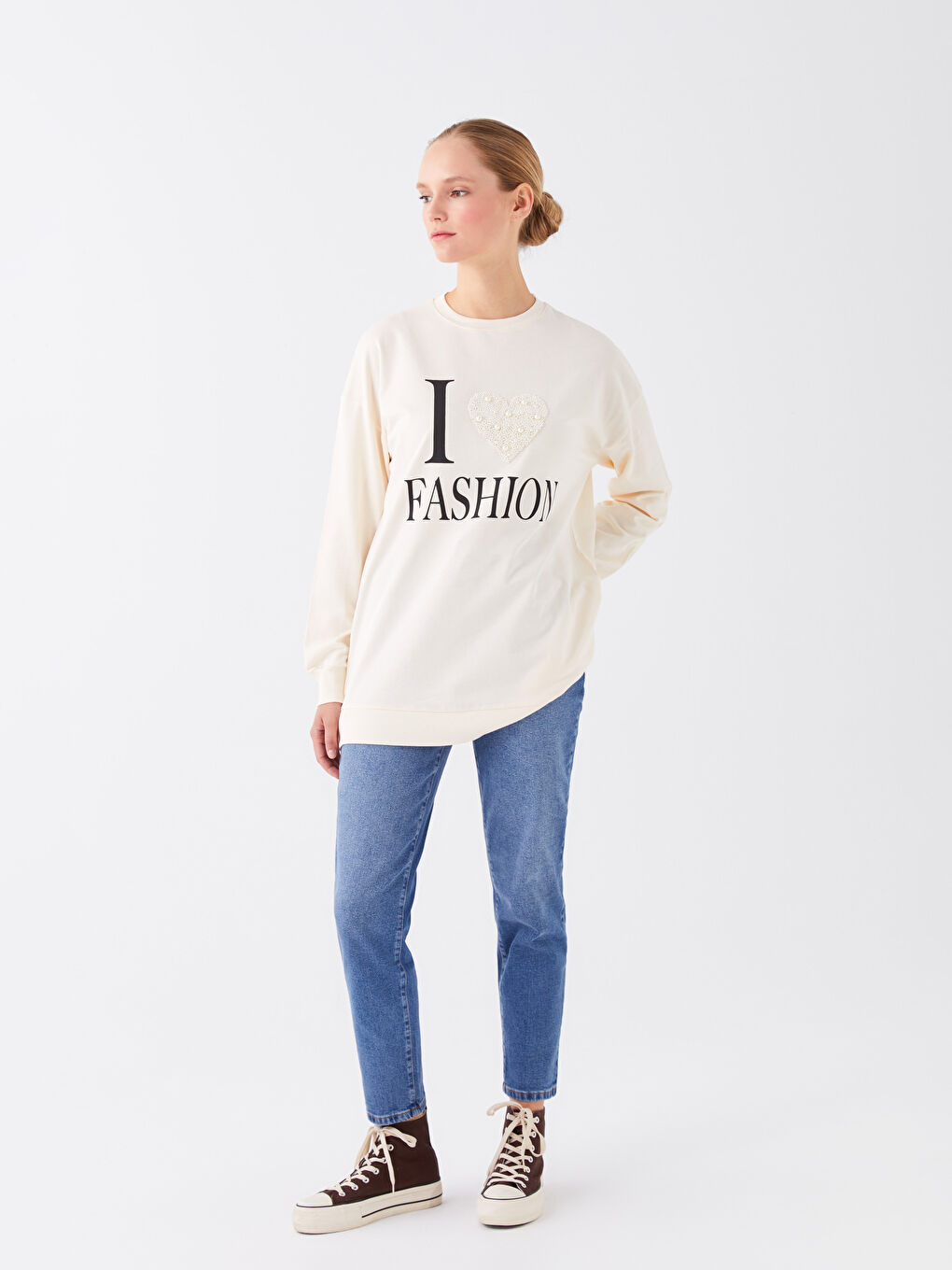 İndigo Straight Fit Kadın Jean Pantolon