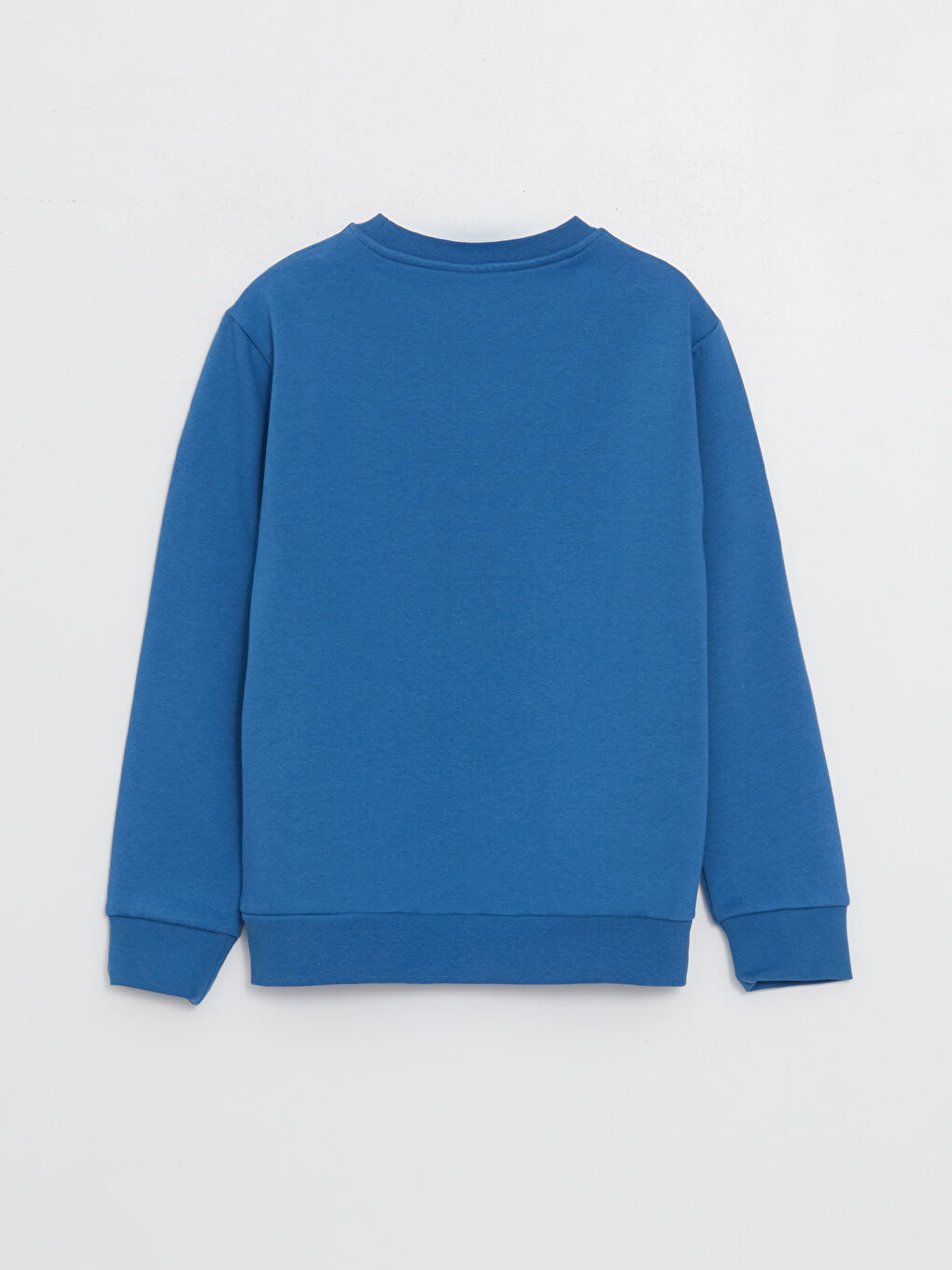 Mavi Bisiklet Yaka Baskılı Uzun Kollu Erkek Çocuk Sweatshirt-1