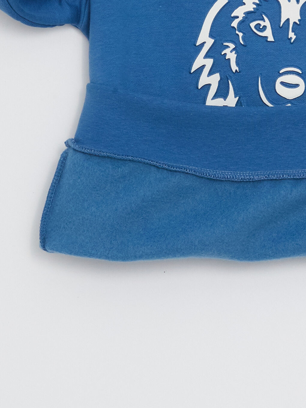 Mavi Bisiklet Yaka Baskılı Uzun Kollu Erkek Çocuk Sweatshirt-2