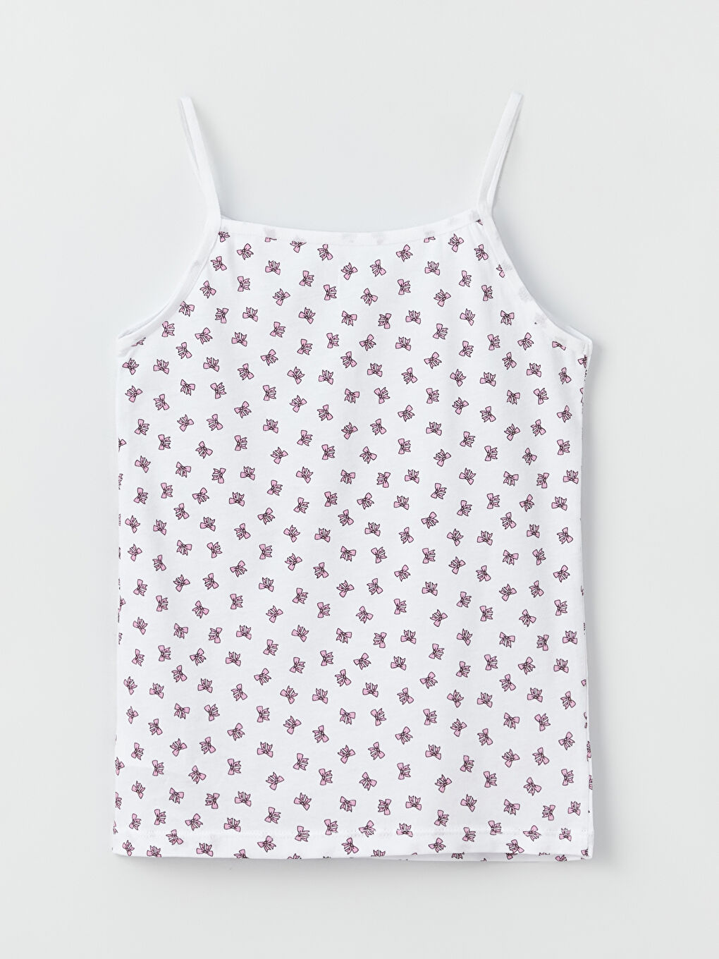 LCW Kids Square Collar Printed Strappy Girls' Vest 2 Pack -W3BC39Z4-QWN
