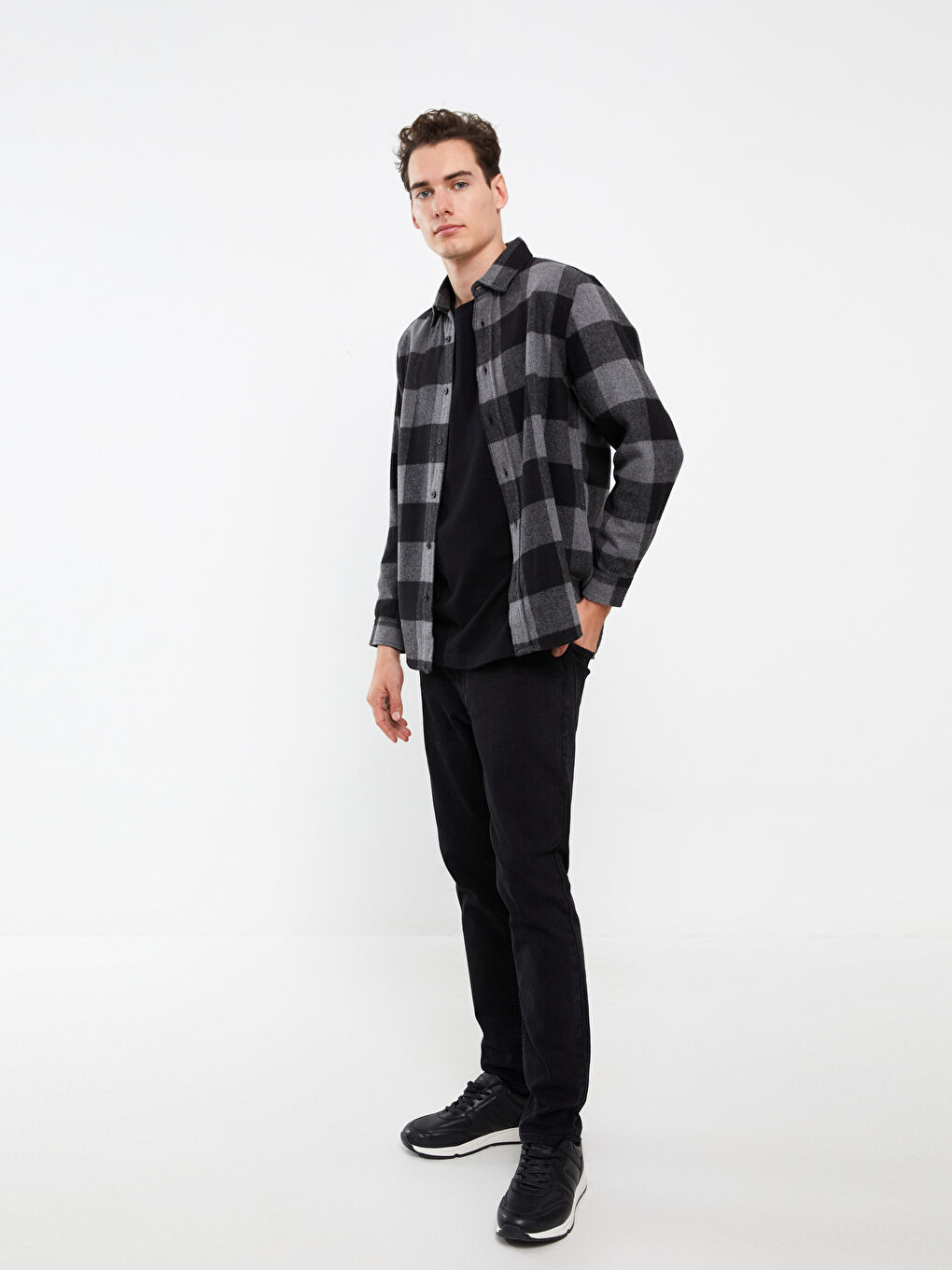 LCW Jeans 750 جينز سليم فيت رجال -W3BC96Z8-326