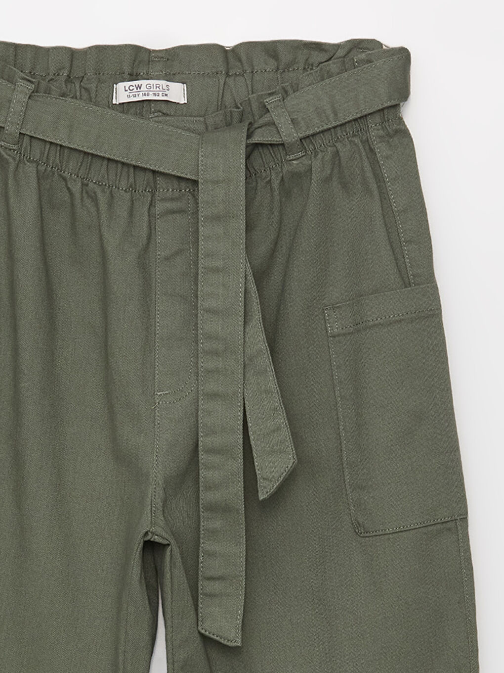 Elastic Waist Girl Jogger Trousers-4