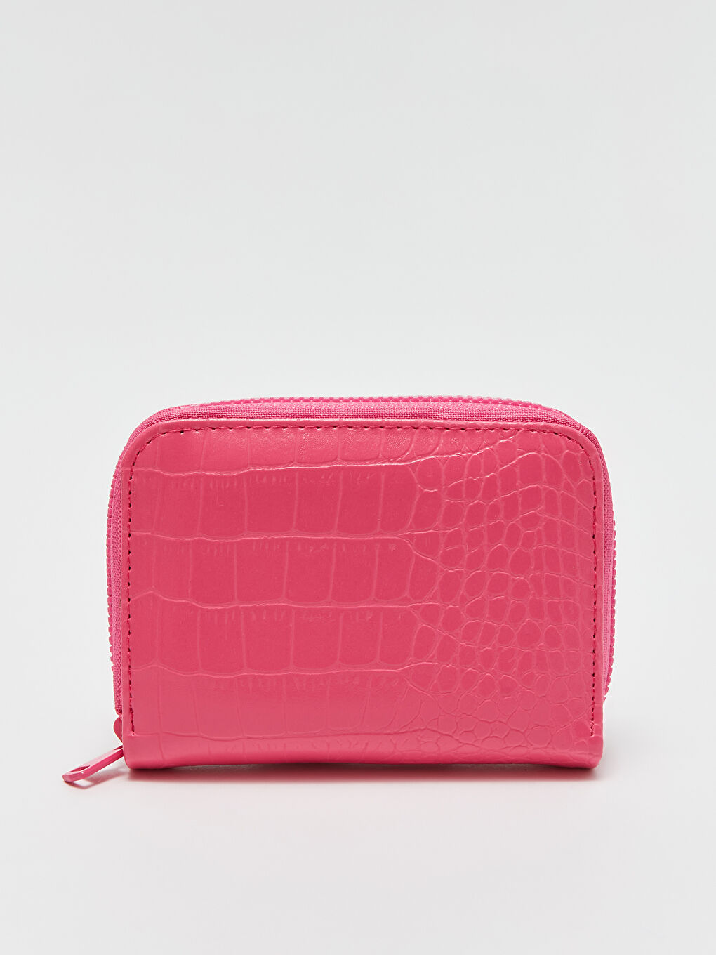 Faux Leather Croc Effect Women's Wallet