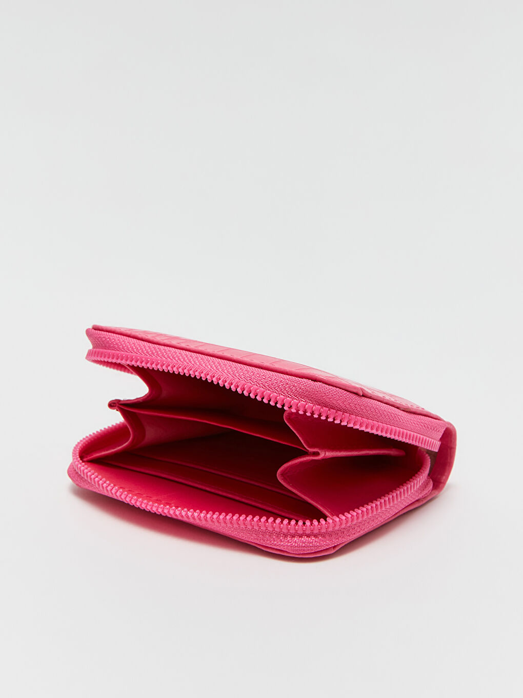 Faux Leather Croc Effect Women's Wallet-3