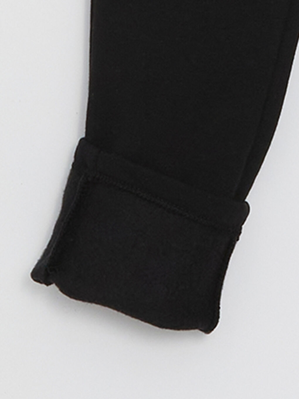 Siyah Beli Lastikli Baskılı Kız Çocuk Eşofman Altı-2